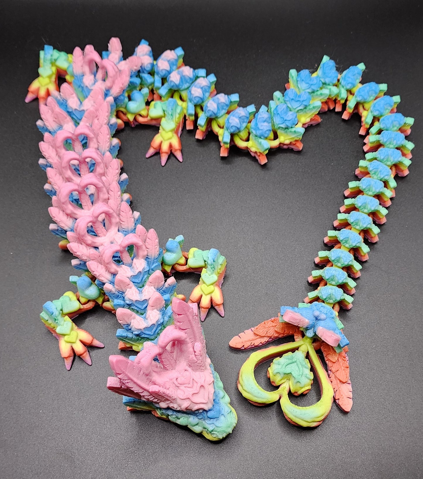 Articulated Light Heart Dragon