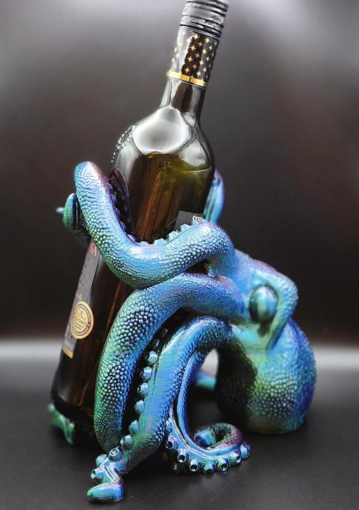 Wine Bottle Holder - Octopus