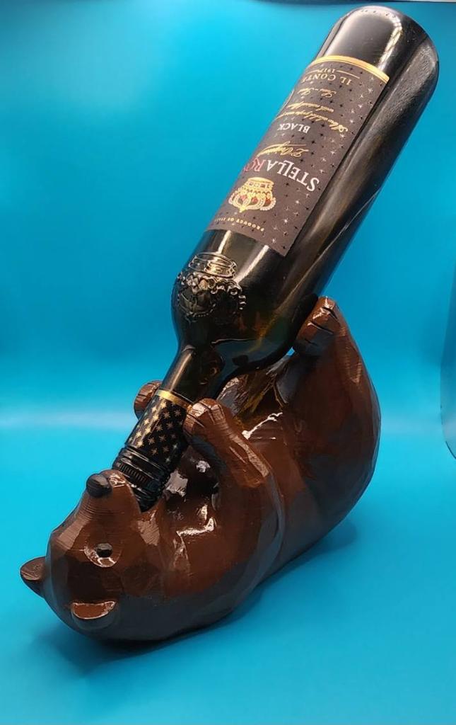 Bear Wine Bottle Holder